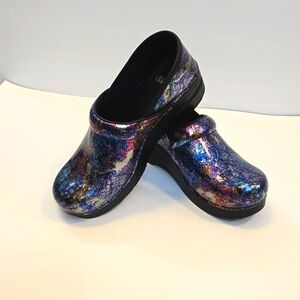 Metalic Wash Dansko Professional Clogs